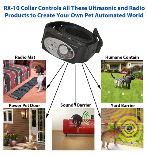 RX-10 Rechargeable Universal Electronic Dog Fence Ultra Collar